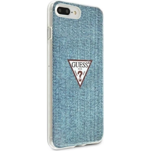 Hurtownia GSM - Etui Guess GUHCI8LPCUJULLB Apple iPhone 8/7 Plus niebieski/light blue hardcase Jeans Collection - GUE1653BLU - {ean13} - Hurt