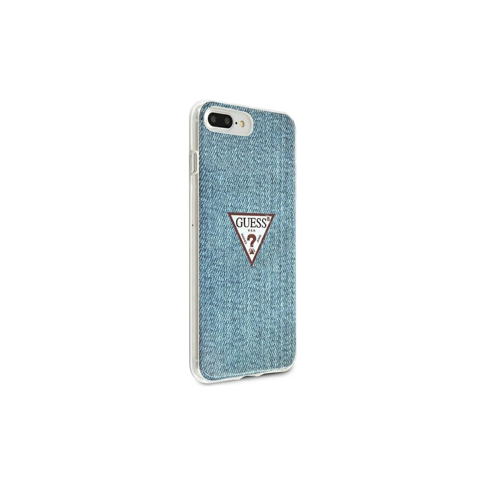 Hurtownia GSM - Etui Guess GUHCI8LPCUJULLB Apple iPhone 8/7 Plus modré/light blue hardcase Jeans Collection - GUE1653BLU - {ean13} - Hurt