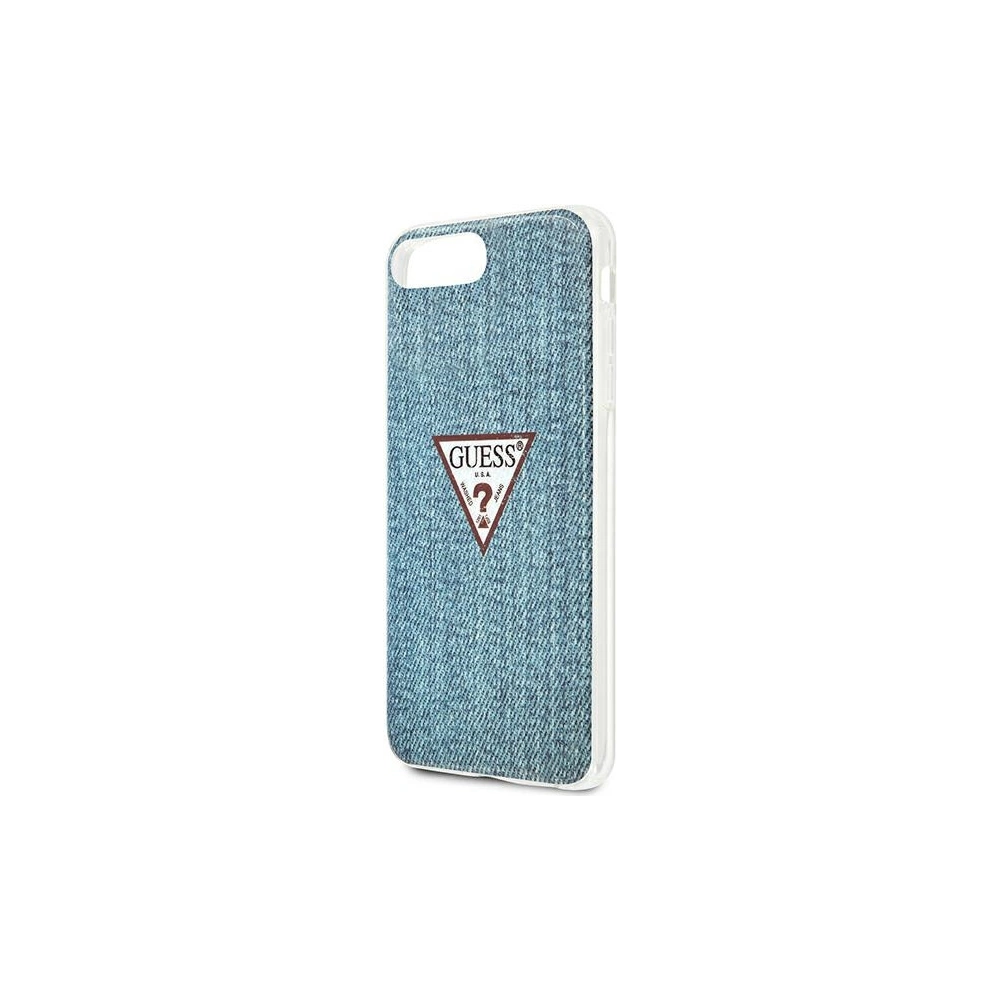 Hurtownia GSM - Etui Guess GUHCI8LPCUJULLB Apple iPhone 8/7 Plus modré/light blue hardcase Jeans Collection - GUE1653BLU - {ean13} - Hurt