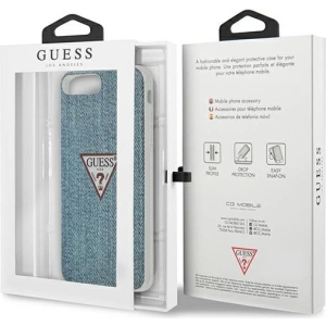 Hurtownia GSM - Etui Guess GUHCI8LPCUJULLB Apple iPhone 8/7 Plus niebieski/light blue hardcase Jeans Collection - GUE1653BLU - {ean13} - Hurt