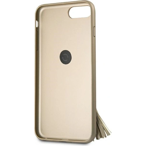 Etui Guess GUHCI8LRSSABE Apple iPhone 8/7 Plus beige/beżowy hard case Saffiano with ring stand
