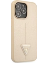 Hurtownia GSM - Etui Guess GUHCP13LPSATLE Apple iPhone 13 Pro beżowy/beige hardcase Saffiano Triangle Logo - GUE1655BEI - {ean13} - Hurt