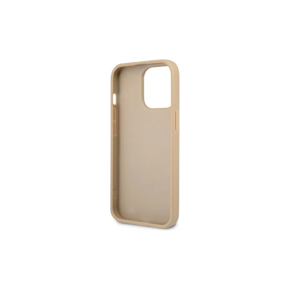 Hurtownia GSM - Etui Guess GUHCP13LPSATLE Apple iPhone 13 Pro beżowy/beige hardcase Saffiano Triangle Logo - GUE1655BEI - {ean13} - Hurt