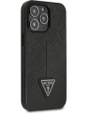 Hurtownia GSM - Etui Guess GUHCP13LPSATLK Apple iPhone 13 Pro czarny/black hardcase Saffiano Triangle Logo - GUE1656BLK - {ean13} - Hurt