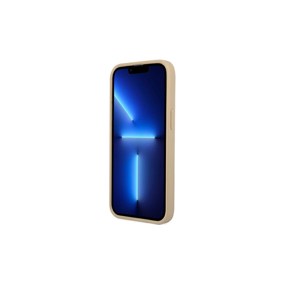 Hurtownia GSM - Case Guess GUHCP13MPSATLE Apple iPhone 13 beige hartschale Saffiano Triangle Logo - GUE1657BEI - {ean13} - Hurt