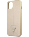 Wholesale Guess GUHCP13MPSATLE Apple iPhone 13 beige hardcase Saffiano Triangle Logo - GUE1657BEI - {ean13} - Hurt