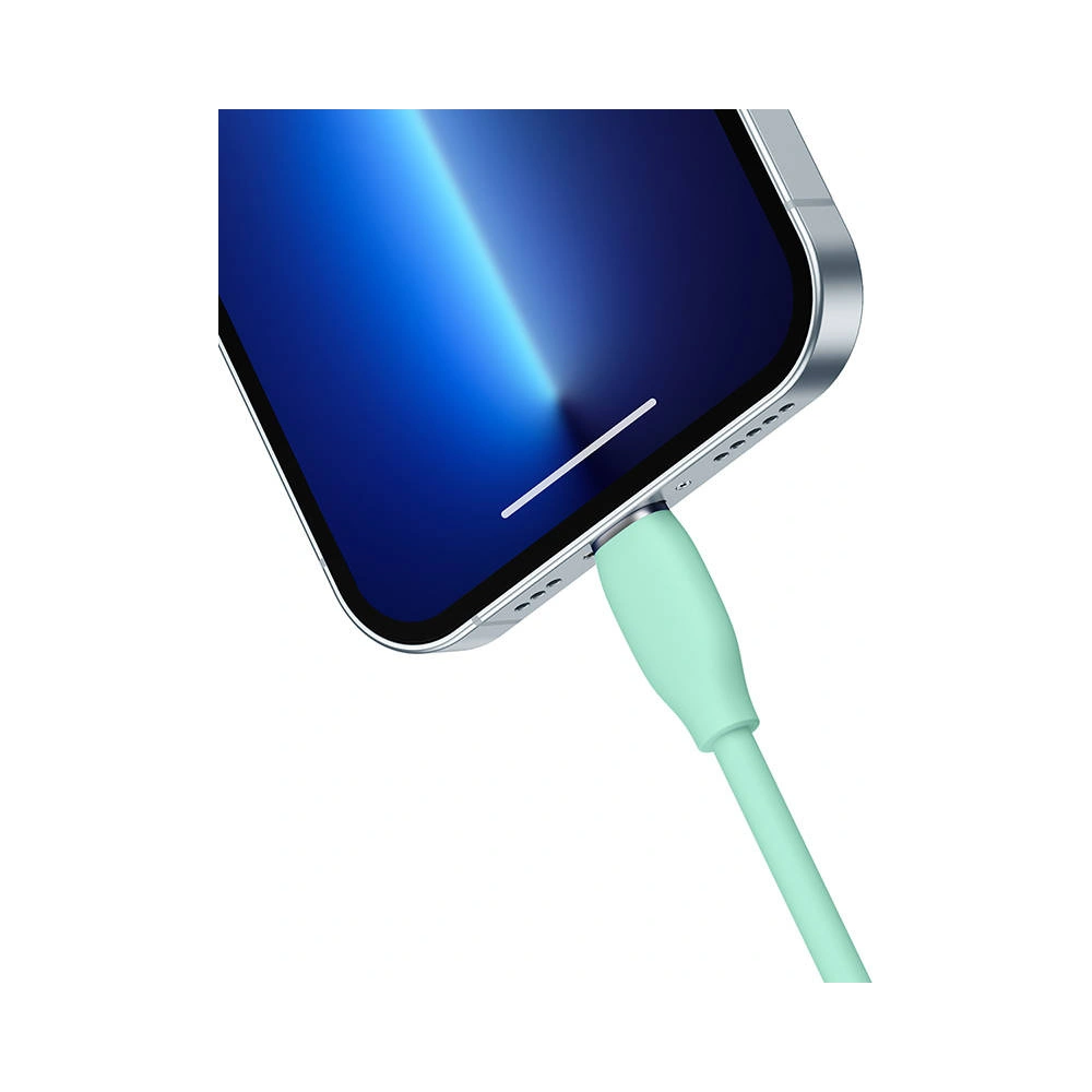 Hurtownia GSM - Kabel USB do Lightning Baseus Jelly, 2.4A, 1,2m (zielony) - BSU3123GRN - {ean13} - Hurt
