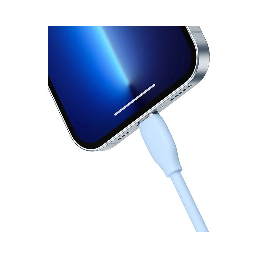 Hurtownia GSM - Kabel USB do Lightning Baseus Jelly, 2.4A, 2m (modrý) - BSU3125BLU - {ean13} - Hurt