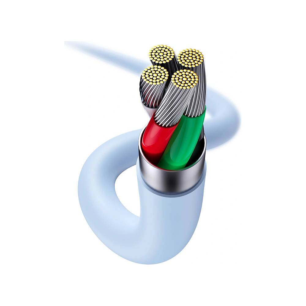 Hurtownia GSM - Kabel USB do Lightning Baseus Jelly, 2.4A, 2m (niebieski) - BSU3125BLU - {ean13} - Hurt