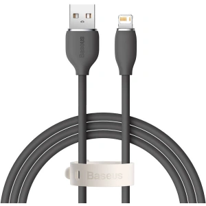 Hurtownia GSM - Kabel USB do Lightning Baseus Jelly, 2,4A 1,2m (czarny) - BSU3133BLK - {ean13} - Hurt
