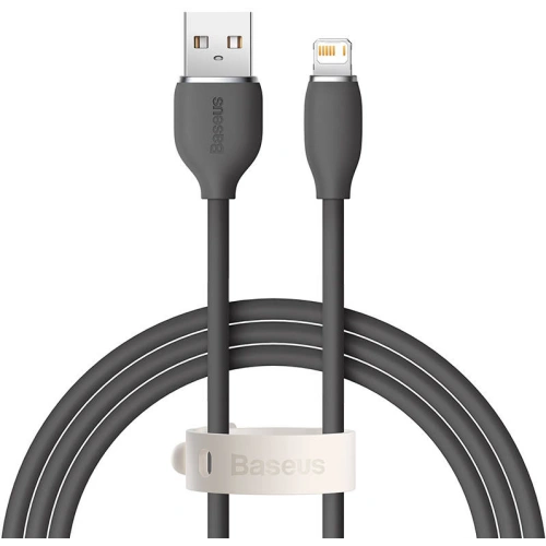 Kabel USB do Lightning Baseus Jelly, 2,4A 1,2m (czarny)