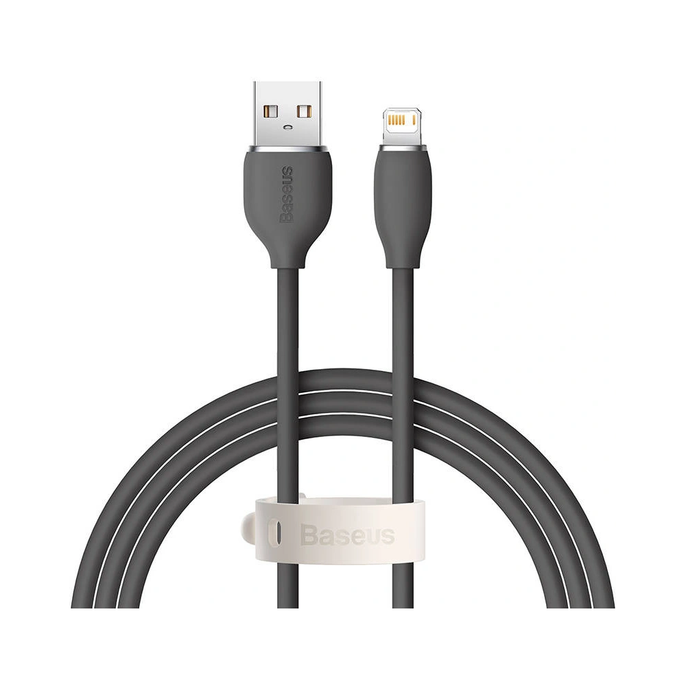 Hurtownia GSM - Kabel USB do Lightning Baseus Jelly, 2,4A 1,2m (černý) - BSU3133BLK - {ean13} - Hurt