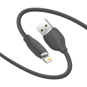 Hurtownia GSM - Kabel USB do Lightning Baseus Jelly, 2,4A 1,2m (czarny) - BSU3133BLK - {ean13} - Hurt