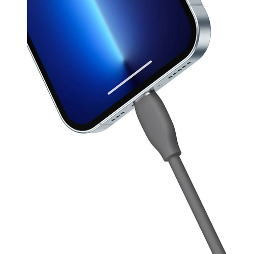 Kabel USB do Lightning Baseus Jelly, 2,4A 1,2m (czarny)