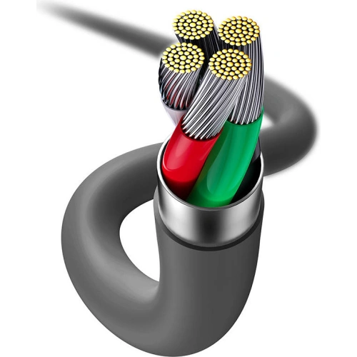 Kabel USB do Lightning Baseus Jelly, 2,4A 1,2m (czarny)