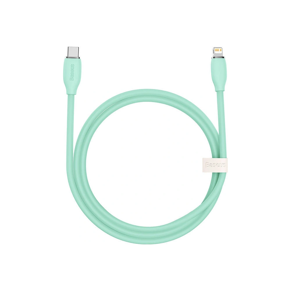 Wholesale Baseus Jelly cable USB-C to Lightning, 20W, 1,2m (green) - BSU3134GRN - {ean13} - Hurt