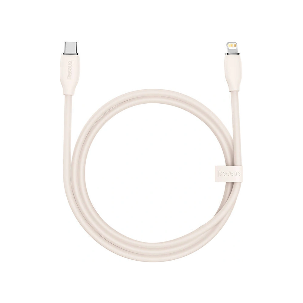 Hurtownia GSM - Kabel USB-C do Lightning Baseus Jelly, 20W, 1,2m (różowy) - BSU3136PNK - {ean13} - Hurt