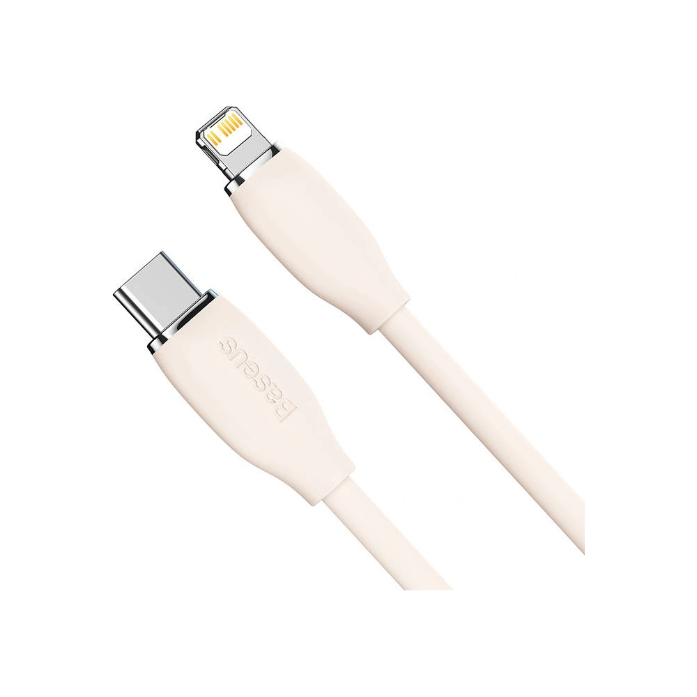 Wholesale Baseus Jelly cable USB-C to Lightning, 20W, 1,2m (pink) - BSU3136PNK - {ean13} - Hurt