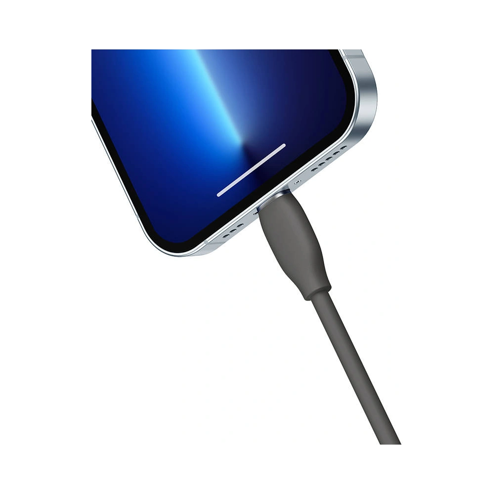 Hurtownia GSM - Kabel USB-C do Lightning Baseus Jelly, 20W, 2m (černý) - BSU3137BLK - {ean13} - Hurt