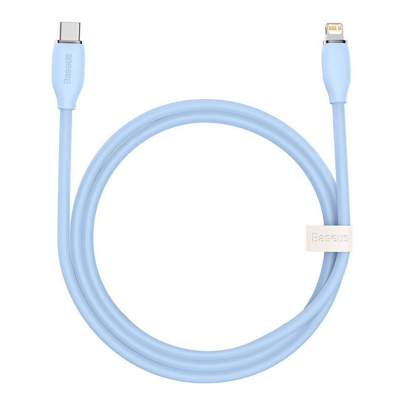 Baseus Distributor - 6932172603946 - BSU3138BLU - Baseus Jelly cable USB-C to Lightning, 20W, 2m (blue) - B2B homescreen