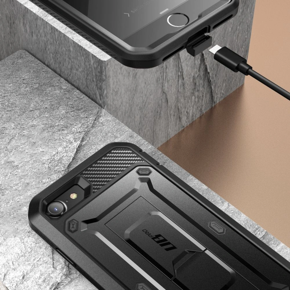 Hurtownia GSM - Etui Supcase Unicorn Beetle Pro Apple iPhone SE 2022/SE 2020/8/7 černé - SPC257BLK - {ean13} - Hurt