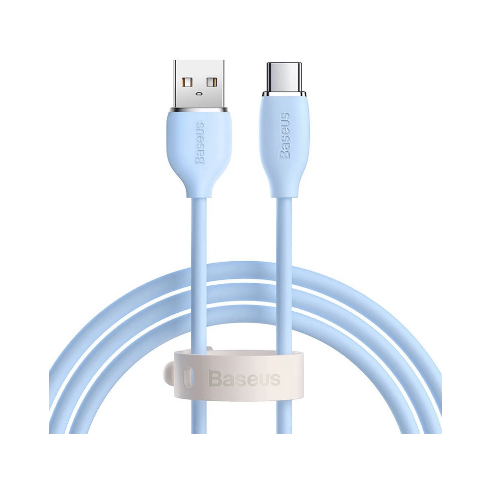 Hurtownia GSM - Kabel USB do USB-C Baseus Jelly, 100W, 2m (modrý) - BSU3144BLU - {ean13} - Hurt