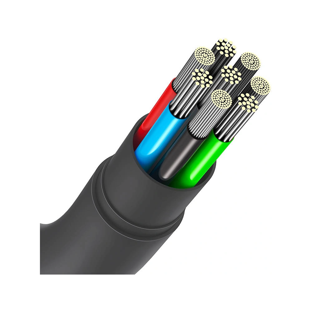 Hurtownia GSM - Kabel USB-C do USB-C Baseus Jelly, 100W, 1,2m (černý) - BSU3145BLK - {ean13} - Hurt