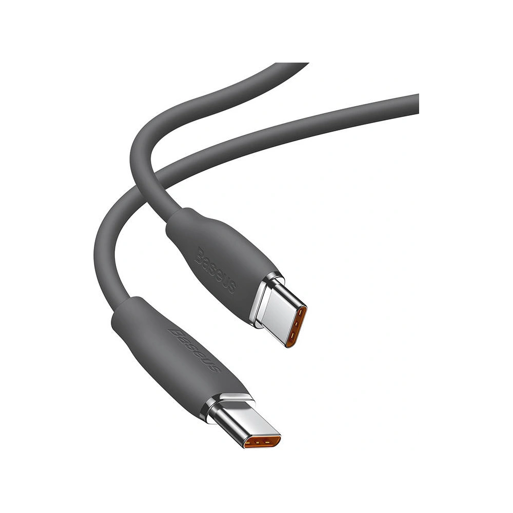 Hurtownia GSM - Kabel USB-C do USB-C Baseus Jelly, 100W, 1,2m (černý) - BSU3145BLK - {ean13} - Hurt
