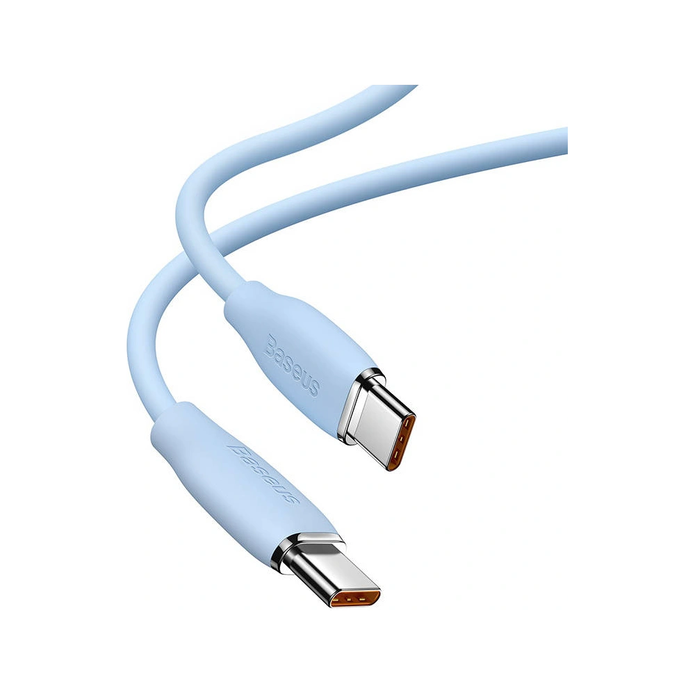 Hurtownia GSM - Kabel USB-C do USB-C Baseus Jelly, 100W, 1,2m (modrý) - BSU3146BLU - {ean13} - Hurt