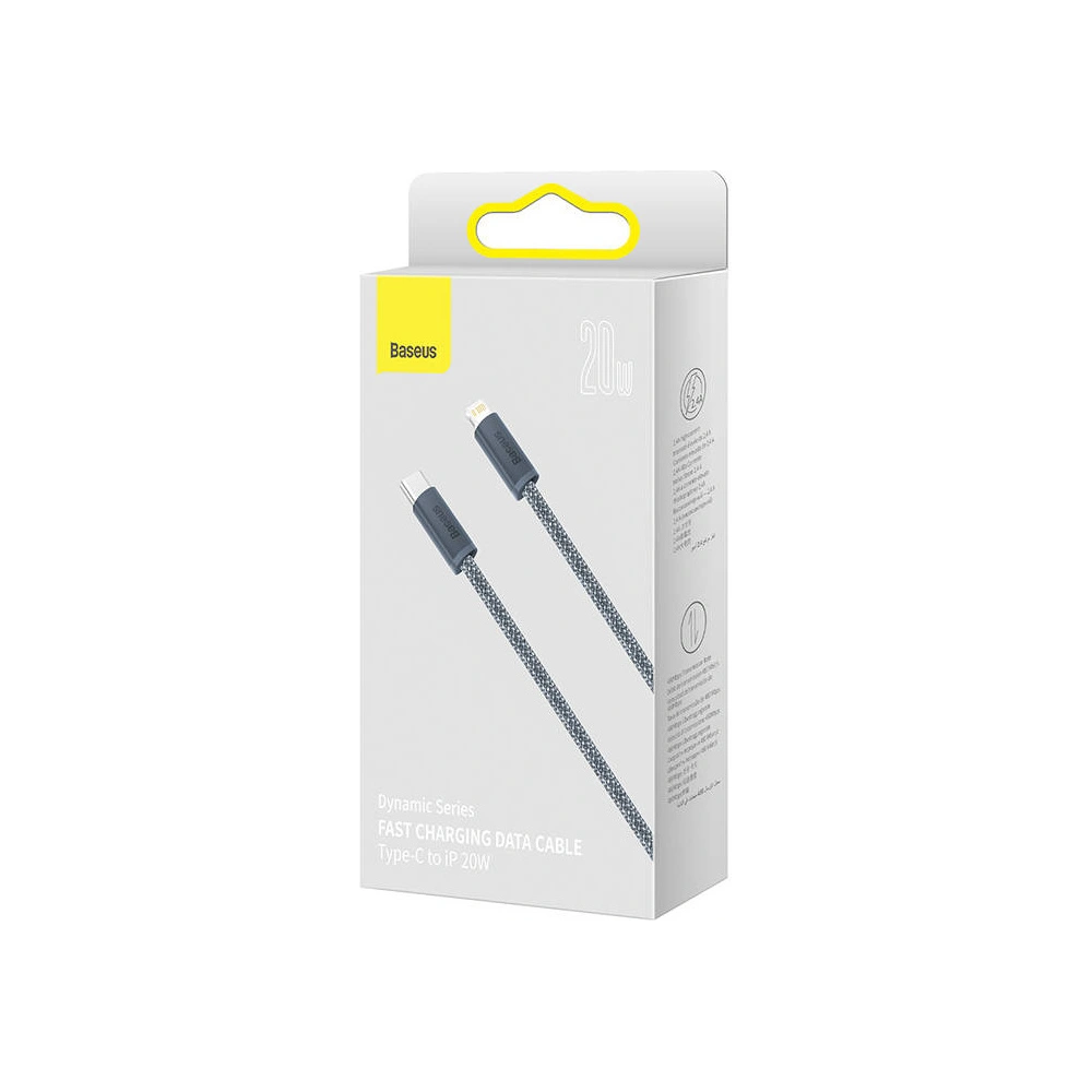 Hurtownia GSM - Kabel USB-C do Lightning Baseus Dynamic Series, 20W, 1m (šedý) - BSU3149GRY - {ean13} - Hurt
