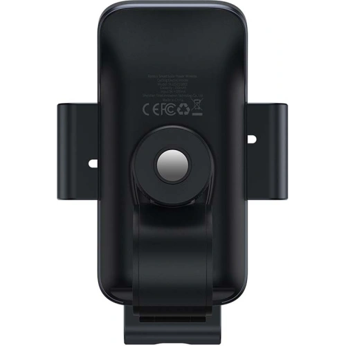 Uchwyt rowerowy Baseus Smart Solar do telefonów, solarny (czarny)