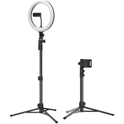 Selfie stick / statyw BlitzWolf BW-STB2 z lampą pierścieniową LED