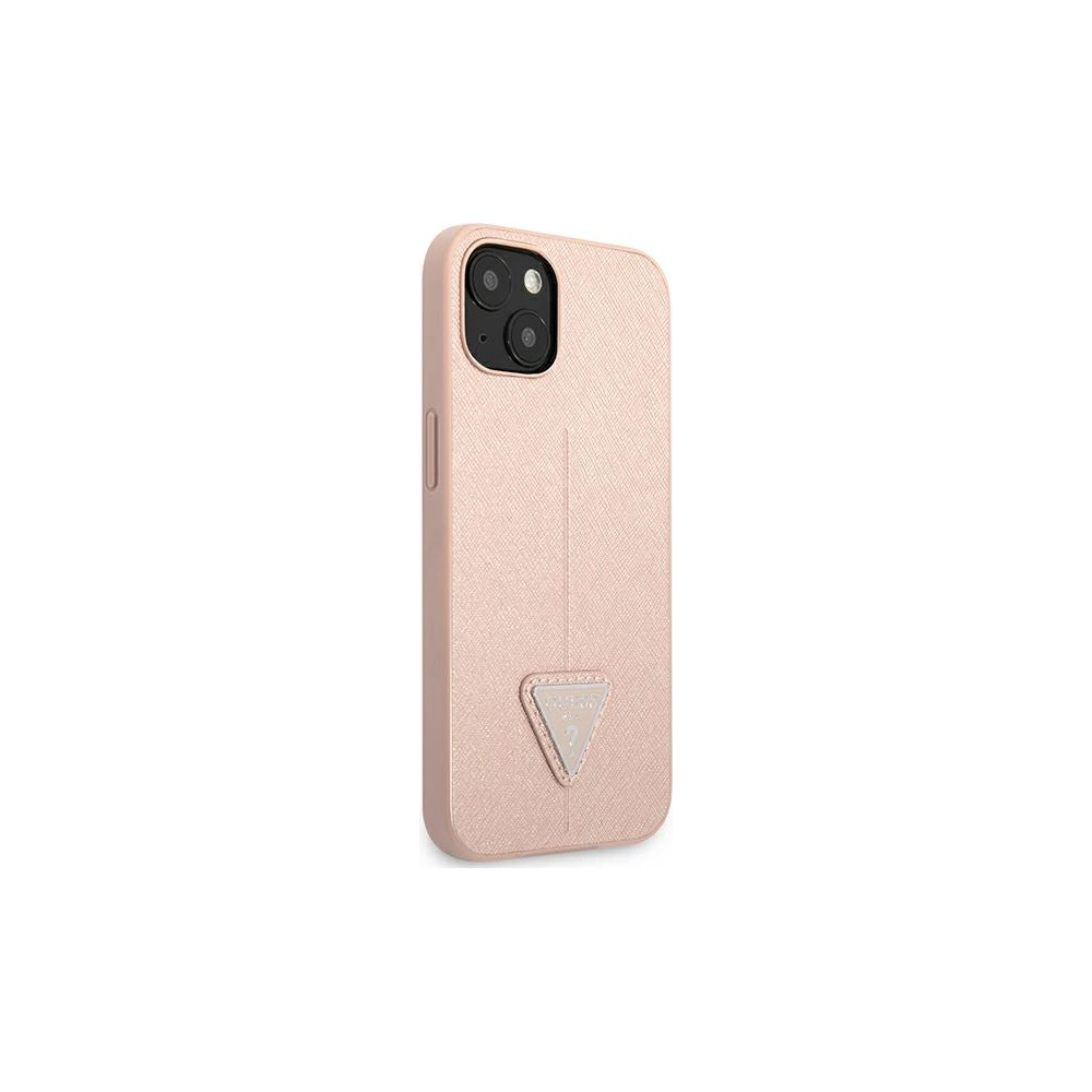 Hurtownia GSM - Etui Guess GUHCP13MPSATLP Apple iPhone 13 różowy/pink hardcase Saffiano Triangle Logo - GUE1659PNK - {ean13} - Hurt