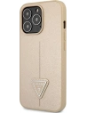 Wholesale Guess GUHCP13XPSATLE Apple iPhone 13 Pro Max beige hardcase Saffiano Triangle Logo - GUE1660BEI - {ean13} - Hurt