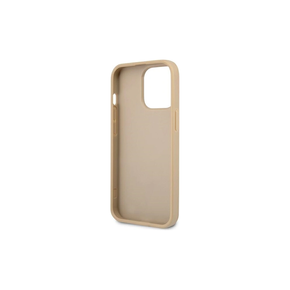 Hurtownia GSM - Etui Guess GUHCP13XPSATLE Apple iPhone 13 Pro Max beżowy/beige hardcase Saffiano Triangle Logo - GUE1660BEI - {ean13} - Hurt