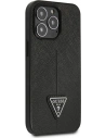 Wholesale Guess GUHCP13XPSATLK Apple iPhone 13 Pro Max black hardcase Saffiano Triangle Logo - GUE1661BLK - {ean13} - Hurt