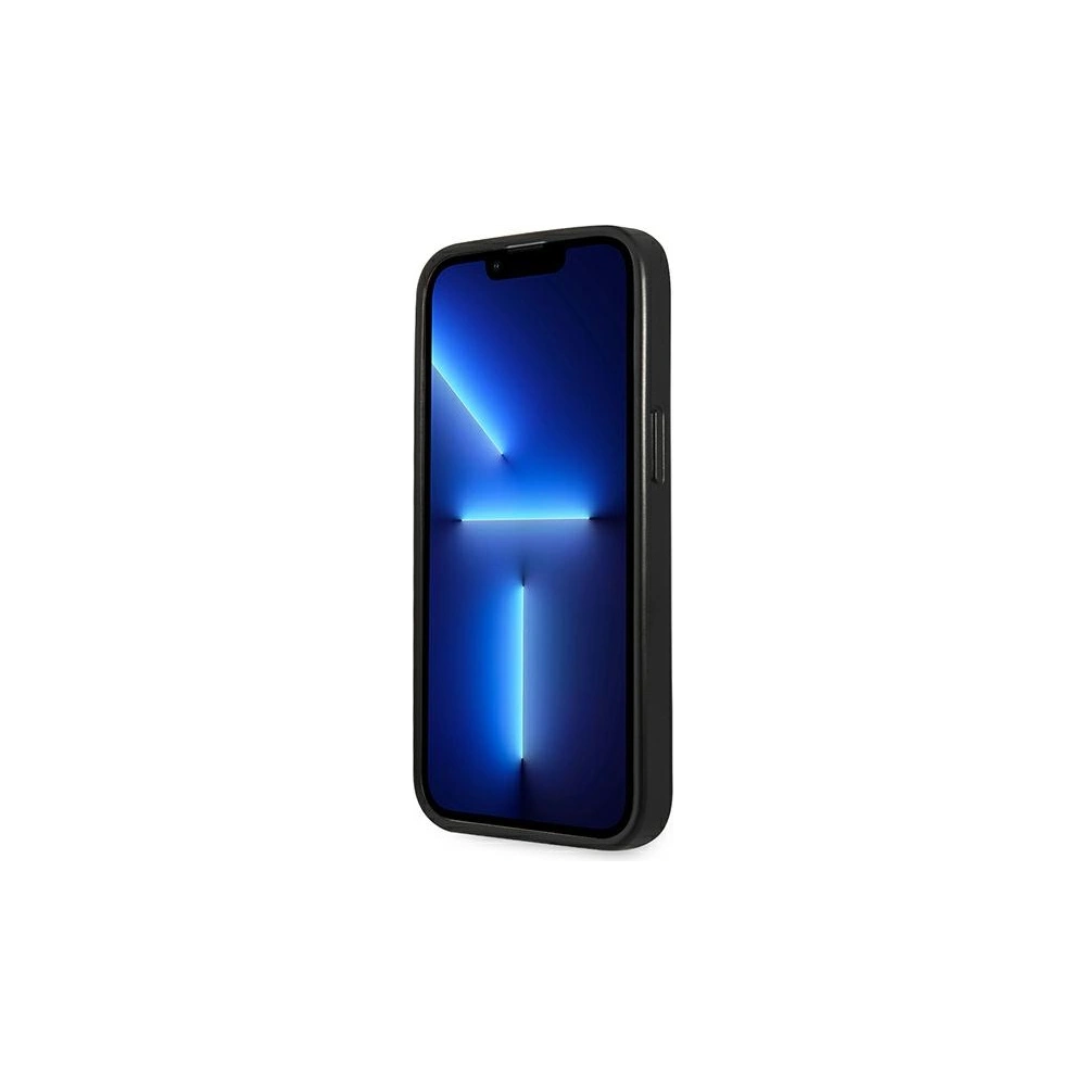 Wholesale Guess GUHCP13XPSATLK Apple iPhone 13 Pro Max black hardcase Saffiano Triangle Logo - GUE1661BLK - {ean13} - Hurt
