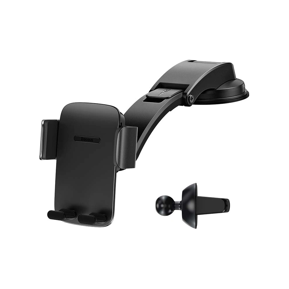 Wholesale Baseus Easy Control Pro car holder air vent/dashboard (black) - BSU3166BLK - {ean13} - Hurt