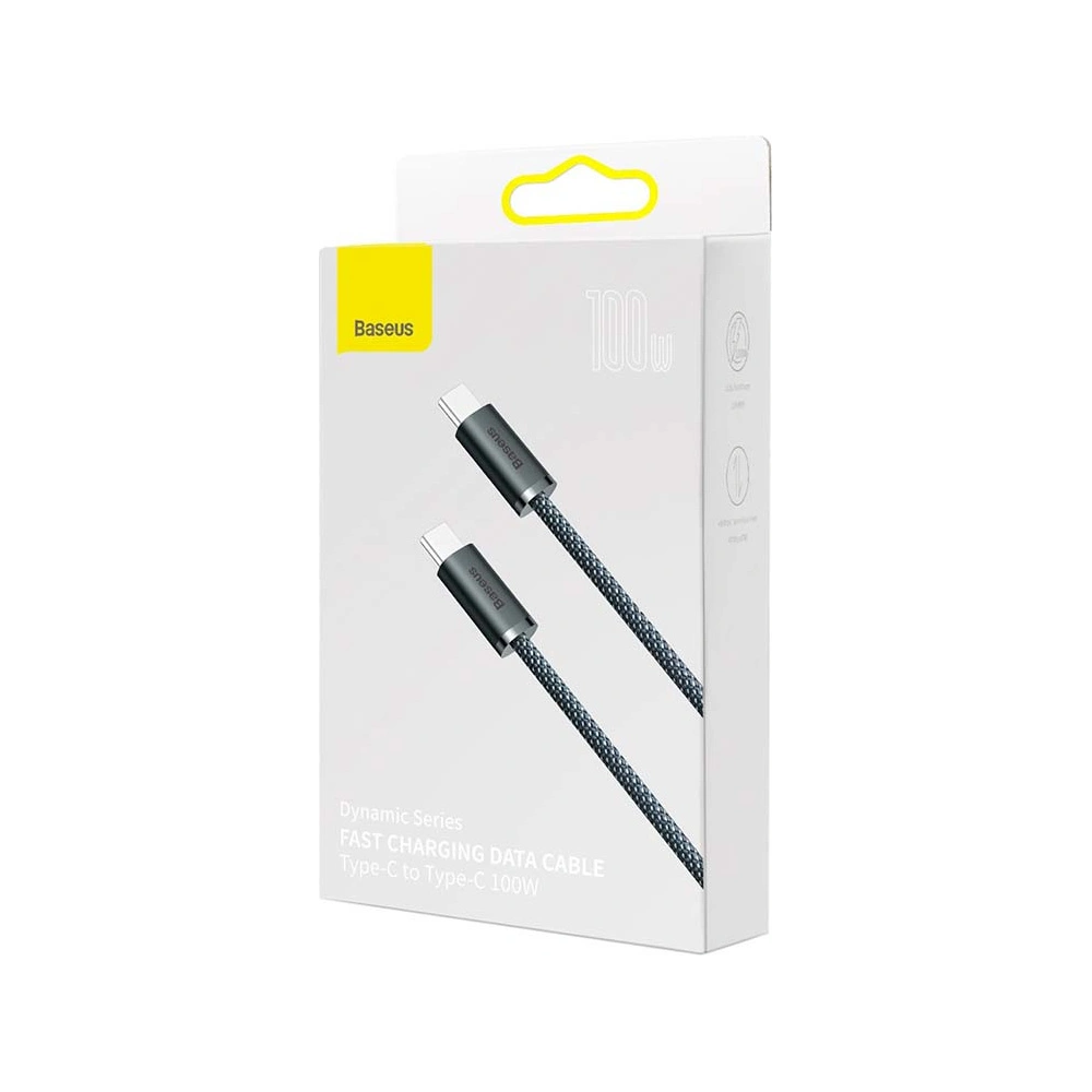 Hurtownia GSM - Kabel USB-C na USB-C Baseus Dynamic Series, 100W, 2m (šedý) - BSU3167GRY - {ean13} - Hurt