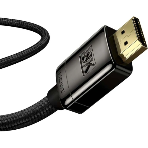 Kabel HDMI 2.1 Baseus High Definition Series, 8K 60Hz, 3D, HDR, 48Gbps, 3m (czarny)