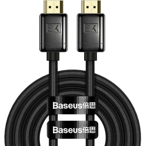 Hurtownia GSM - Kabel HDMI 2.1 Baseus High Definition Series, 8K 60Hz, 3D, HDR, 48Gbps, 2m (czarny) - BSU3172BLK - {ean13} - Hurt