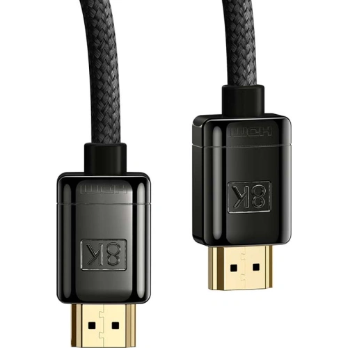 Kabel HDMI 2.1 Baseus High Definition Series, 8K 60Hz, 3D, HDR, 48Gbps, 2m (czarny)