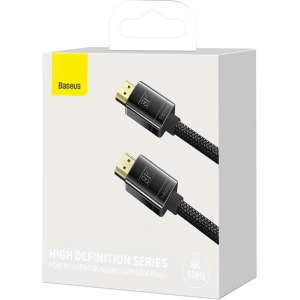 Hurtownia GSM - Kabel HDMI 2.1 Baseus High Definition Series, 8K 60Hz, 3D, HDR, 48Gbps, 2m (czarny) - BSU3172BLK - {ean13} - Hurt