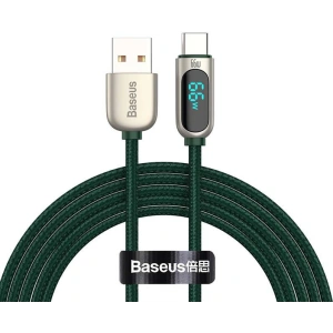 Hurtownia GSM - Kabel USB do USB-C Baseus Display, 66W, 2m (zielony) - BSU3174GRN - {ean13} - Hurt