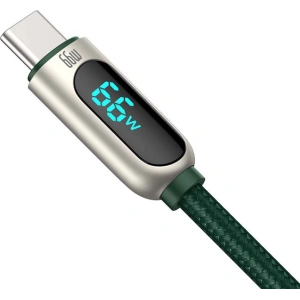 Hurtownia GSM - Kabel USB do USB-C Baseus Display, 66W, 2m (zielony) - BSU3174GRN - {ean13} - Hurt