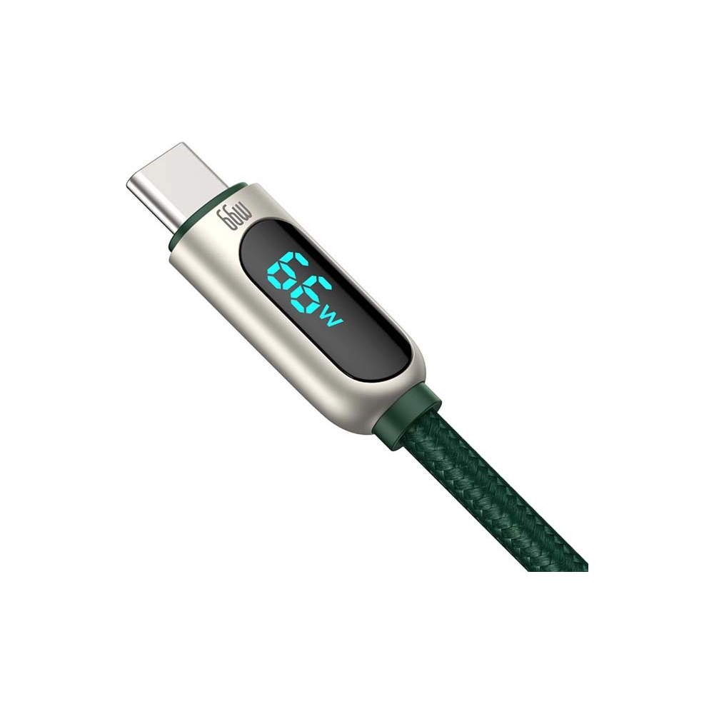 Hurtownia GSM - Kabel USB do USB-C Baseus Display, 66W, 2m (zielony) - BSU3174GRN - {ean13} - Hurt