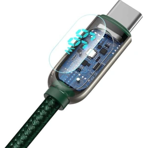 Hurtownia GSM - Kabel USB do USB-C Baseus Display, 66W, 2m (zielony) - BSU3174GRN - {ean13} - Hurt