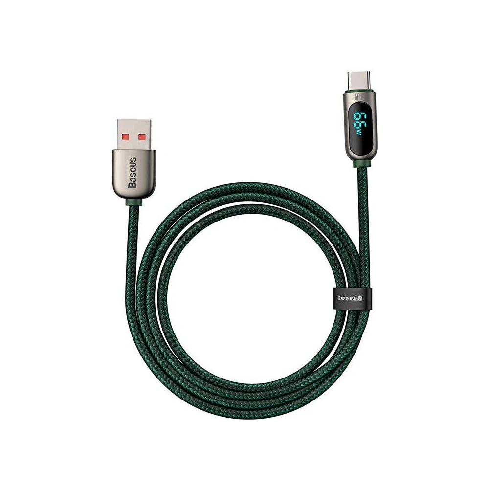 Hurtownia GSM - Kabel USB do USB-C Baseus Display, 66W, 2m (zielony) - BSU3174GRN - {ean13} - Hurt