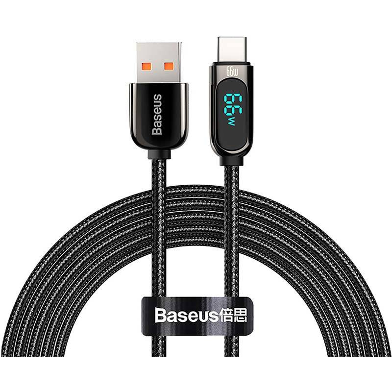 Hurtownia Baseus - 6932172600563 - BSU3177BLK - Kabel USB do USB-C Baseus Display, 66W, 1m (czarny) - B2B homescreen