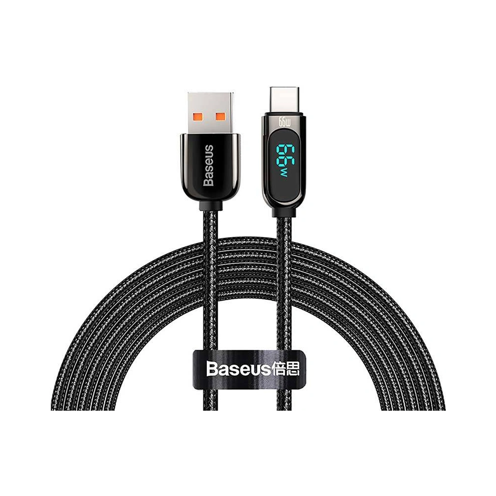 Hurtownia GSM - Kabel USB do USB-C Baseus Display, 66W, 1m (czarny) - BSU3177BLK - {ean13} - Hurt